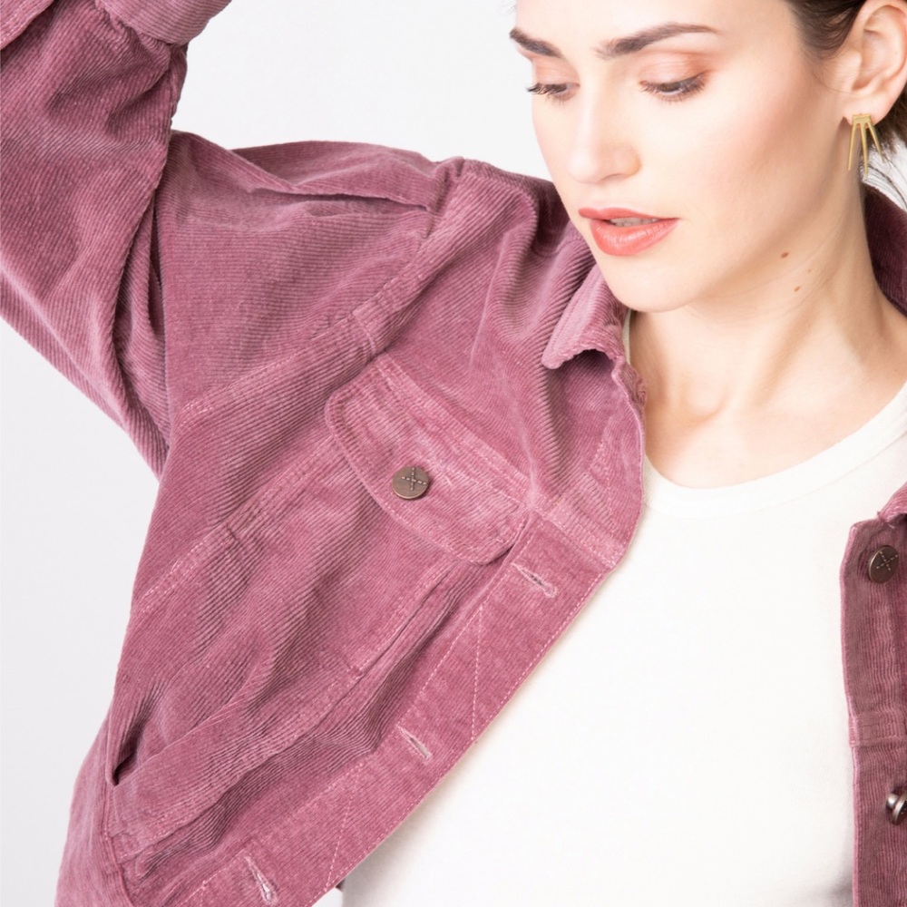Purple Cord Jacket - Picture 5 of 6